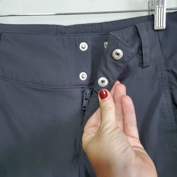 HELLY HANSEN Crewline Capris Pants Hiking Quick Dry Gorpcore Grey Women 28 x 16" - Picture 5 of 13